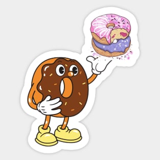 Doughnut loves Donuts Sticker